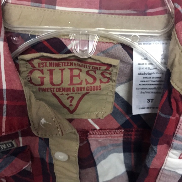 Boys Guess button up - Picture 2 of 3
